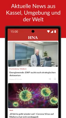 HNA - die Nachrichten-App android App screenshot 7